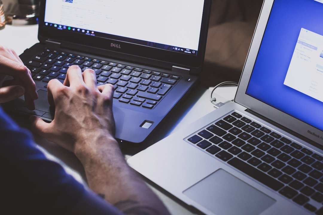 Technology vendor security review across two computers
