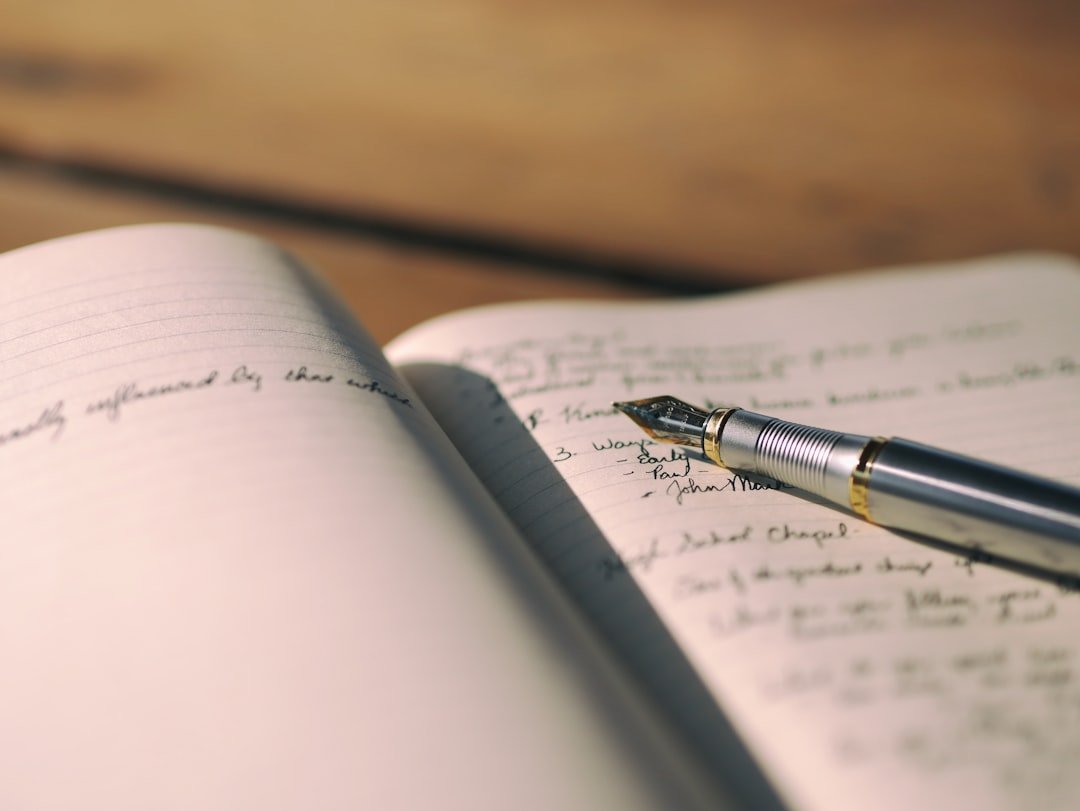Notebook used to define a role and its expected outcomes