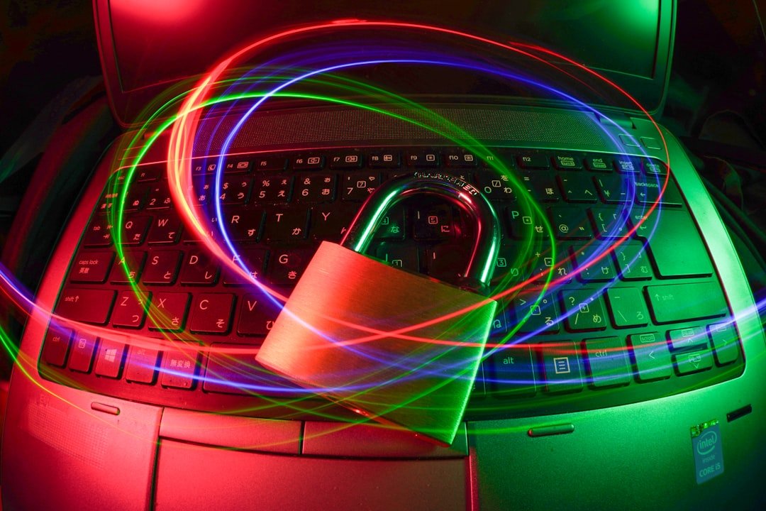 Cybersecurity incident response represented by a protected laptop